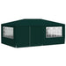 Cort de petrecere profesional cu pereți verde 4 x 6 m 90 g/m² - WALTI WALTI