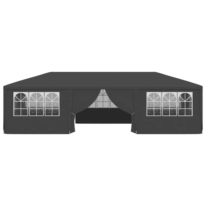 Cort petrecere profesional pereți laterali antracit 4x9m 90g/m² - WALTI WALTI