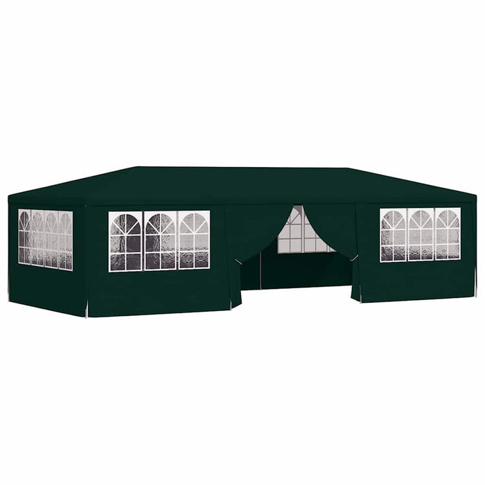 Cort de petrecere profesional pereți laterali verde 4x9m 90g/m² - WALTI WALTI
