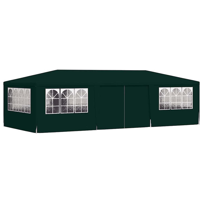 Cort de petrecere profesional pereți laterali verde 4x9m 90g/m² - WALTI WALTI