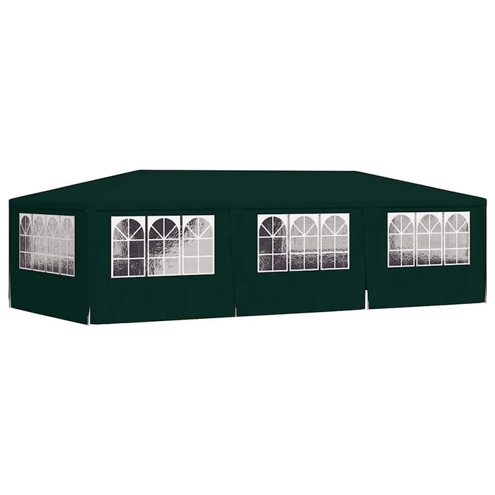 Cort de petrecere profesional pereți laterali verde 4x9m 90g/m² - WALTI WALTI