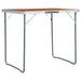 Masă de camping pliabilă cu cadru metalic, 80 x 60 cm - WALTI WALTI