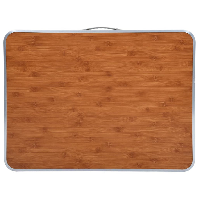 Masă de camping pliabilă cu cadru metalic, 80 x 60 cm - WALTI WALTI