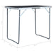 Masă de camping pliabilă cu cadru metalic, gri, 80 x 60 cm - WALTI WALTI