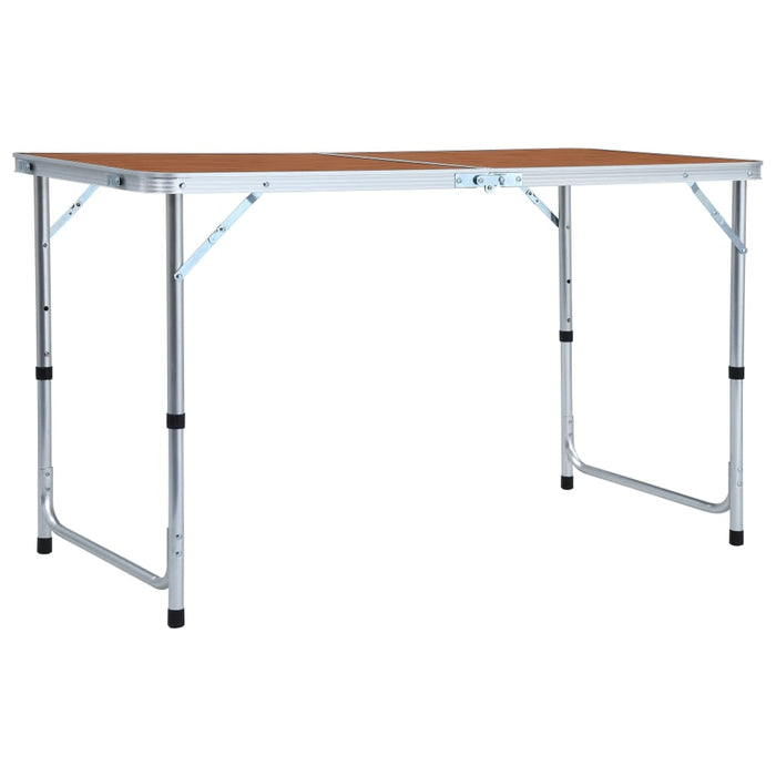 Masă de camping pliabilă, 120 x 60 cm, aluminiu - WALTI WALTI
