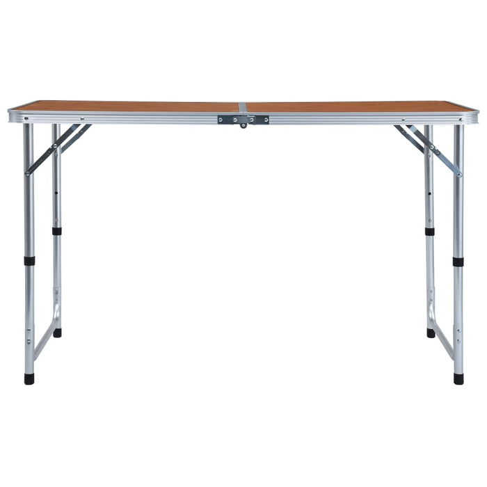 Masă de camping pliabilă, 120 x 60 cm, aluminiu - WALTI WALTI