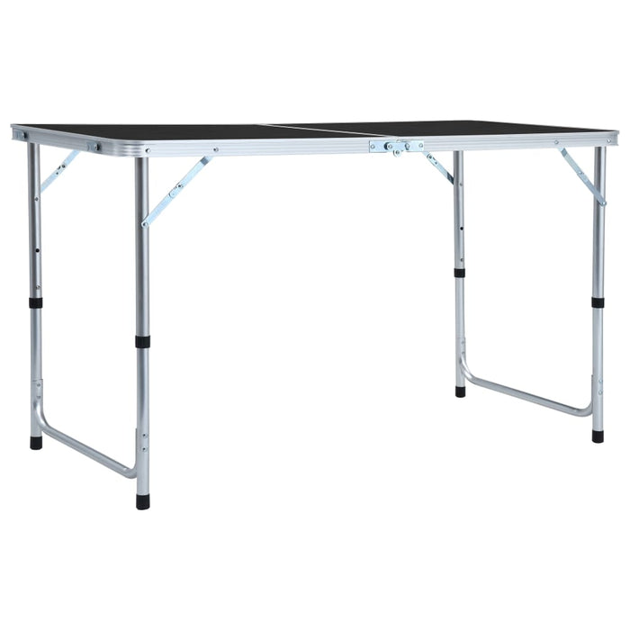 Masă de camping pliabilă, gri, 120 x 60 cm, aluminiu - WALTI WALTI