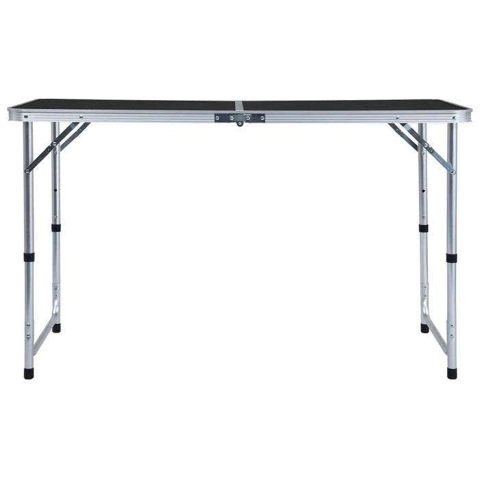 Masă de camping pliabilă, gri, 120 x 60 cm, aluminiu - WALTI WALTI