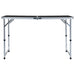 Masă de camping pliabilă, gri, 120 x 60 cm, aluminiu - WALTI WALTI