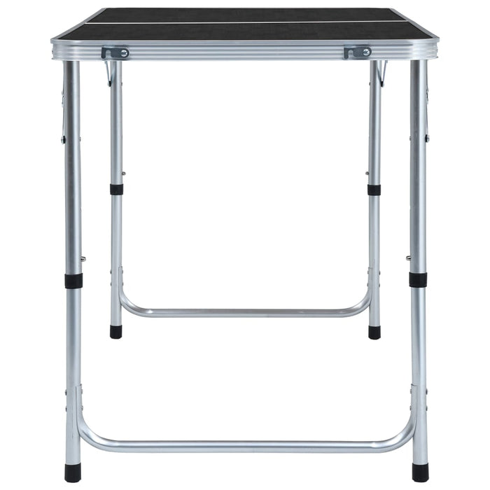 Masă de camping pliabilă, gri, 120 x 60 cm, aluminiu - WALTI WALTI