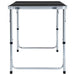 Masă de camping pliabilă, gri, 120 x 60 cm, aluminiu - WALTI WALTI