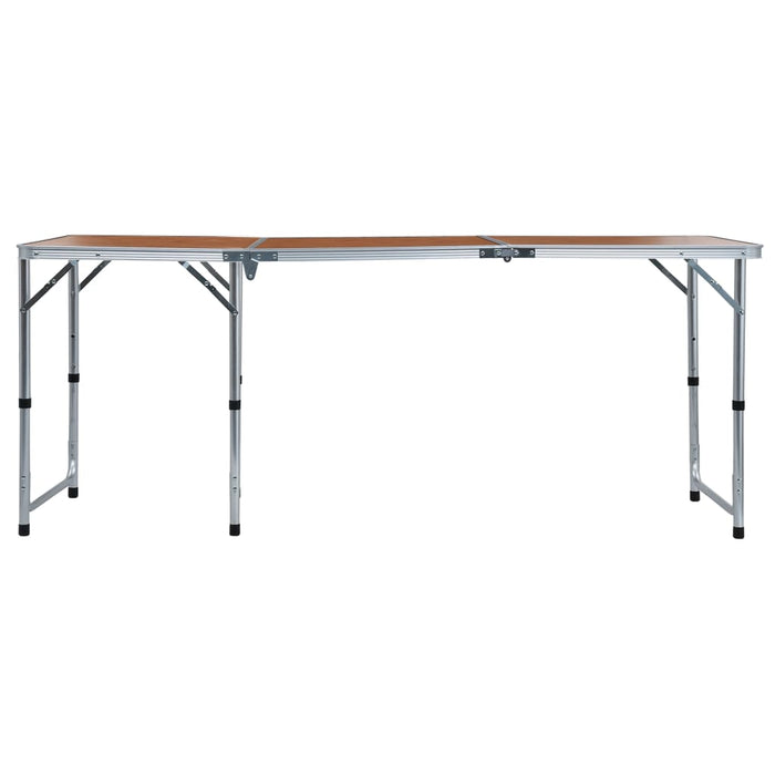 Masă de camping pliabilă, 180 x 60 cm, aluminiu - WALTI WALTI