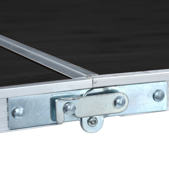 Masă de camping pliabilă, gri, 180 x 60 cm, aluminiu - WALTI WALTI