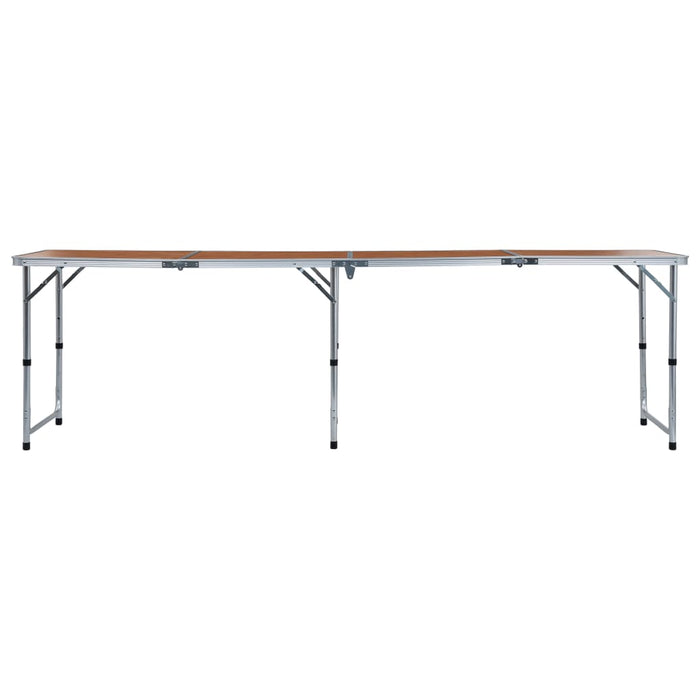 Masă de camping pliabilă, 240 x 60 cm, aluminiu - WALTI WALTI