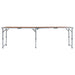 Masă de camping pliabilă, 240 x 60 cm, aluminiu - WALTI WALTI