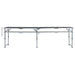 Masă de camping pliabilă, gri, 240 x 60 cm, aluminiu - WALTI WALTI