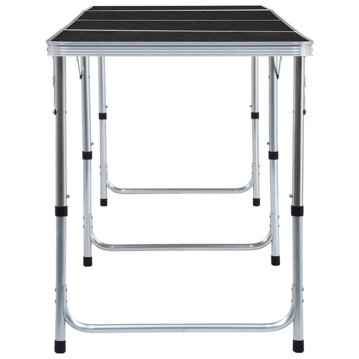 Masă de camping pliabilă, gri, 240 x 60 cm, aluminiu - WALTI WALTI