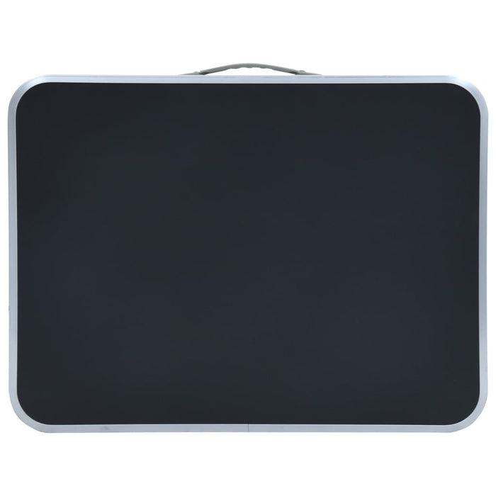 Masă de camping pliabilă, gri, 60 x 45 cm, aluminiu - WALTI WALTI