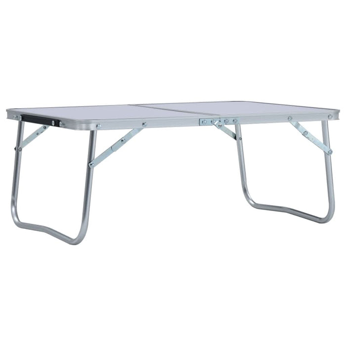 Masă de camping pliabilă, alb, 60 x 40 cm, aluminiu - WALTI WALTI