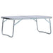 Masă de camping pliabilă, alb, 60 x 40 cm, aluminiu - WALTI WALTI