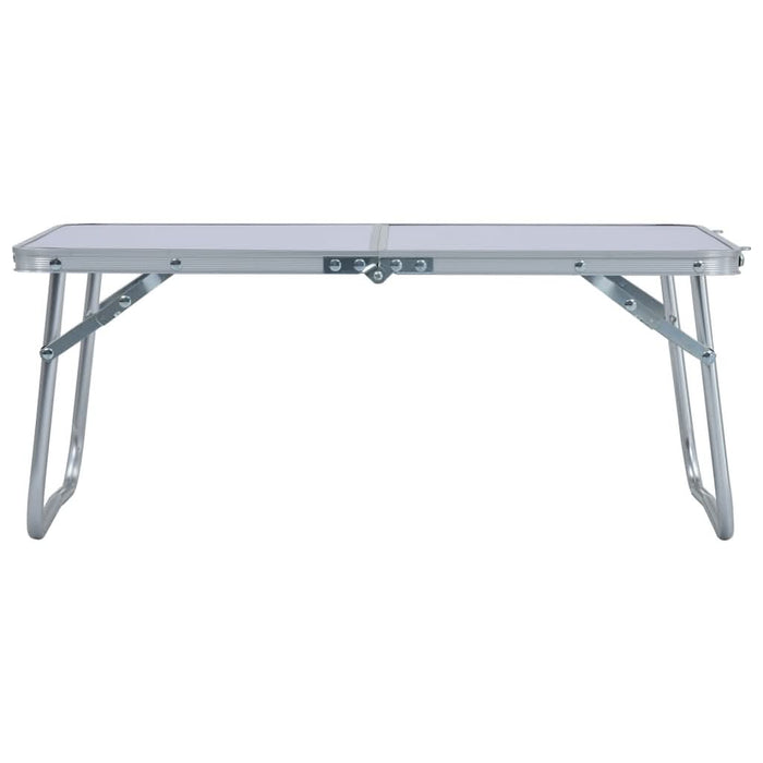 Masă de camping pliabilă, alb, 60 x 40 cm, aluminiu - WALTI WALTI