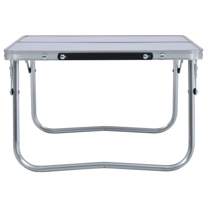 Masă de camping pliabilă, alb, 60 x 40 cm, aluminiu - WALTI WALTI