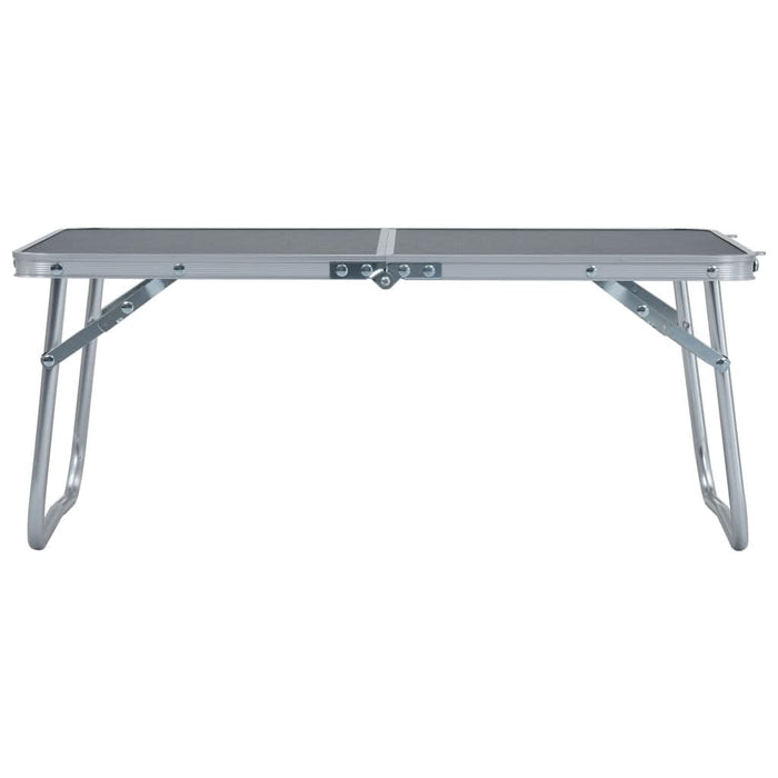 Masă de camping pliabilă, gri, 60 x 40 cm, aluminiu - WALTI WALTI