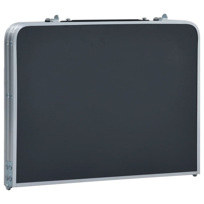 Masă de camping pliabilă, gri, 60 x 40 cm, aluminiu - WALTI WALTI
