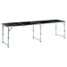 Masă de joc cu bere tip ping pong, pliabilă, negru, 240 cm - WALTI WALTI