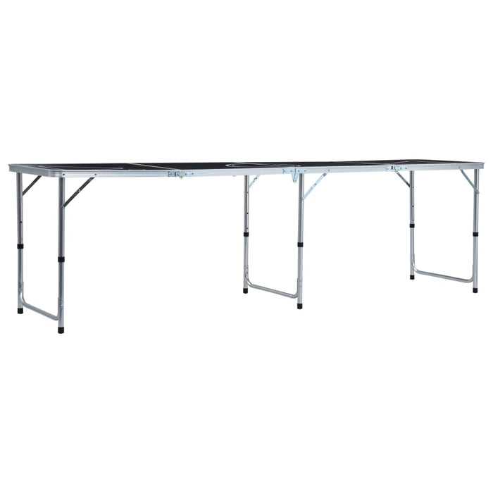 Masă de joc cu bere tip ping pong, pliabilă, negru, 240 cm - WALTI WALTI