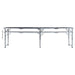 Masă de joc cu bere tip ping pong, pliabilă, negru, 240 cm - WALTI WALTI