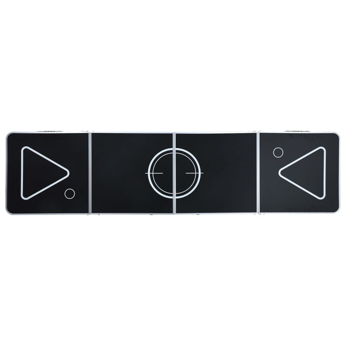 Masă de joc cu bere tip ping pong, pliabilă, negru, 240 cm - WALTI WALTI