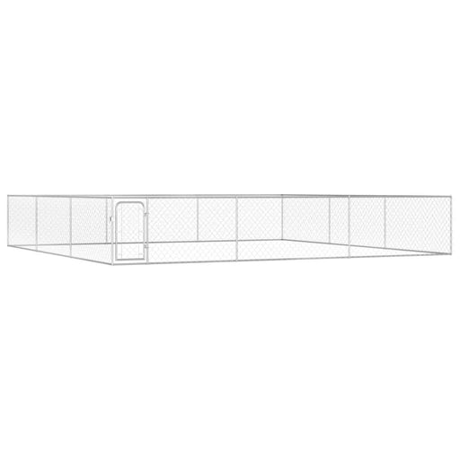 Padoc de exterior pentru câini, 6 x 6 x 1 m, oțel galvanizat - WALTI WALTI