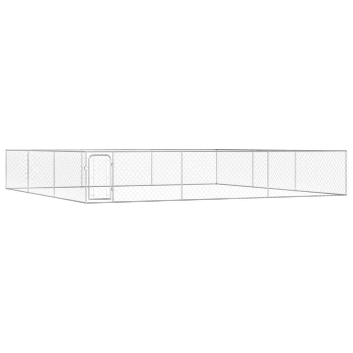 Padoc de exterior pentru câini, 6 x 6 x 1 m, oțel galvanizat - WALTI WALTI