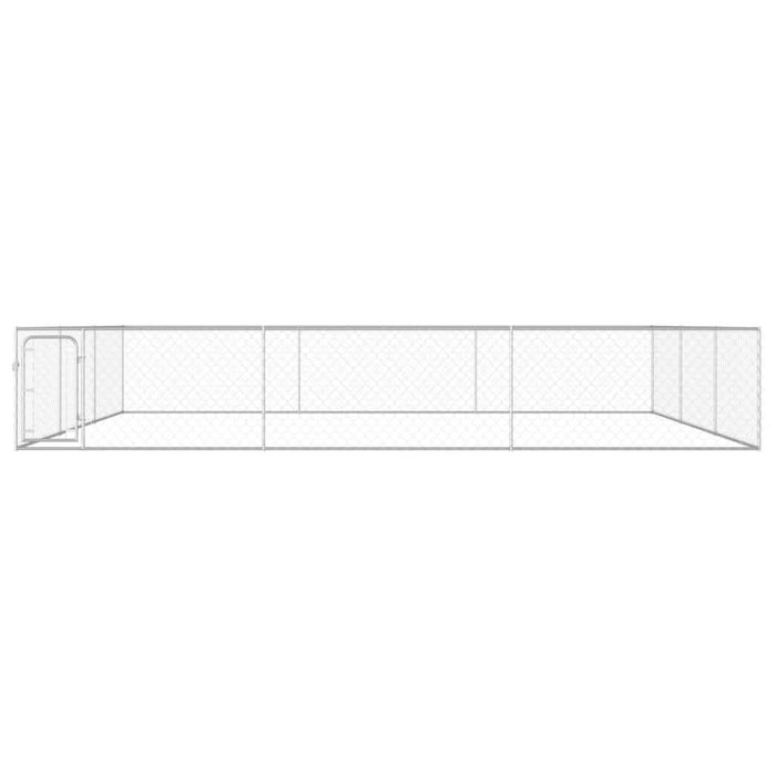 Padoc de exterior pentru câini, 6 x 6 x 1 m, oțel galvanizat - WALTI WALTI