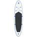 Set placă stand up paddle SUP surf gonflabilă, albastru și alb - WALTI WALTI