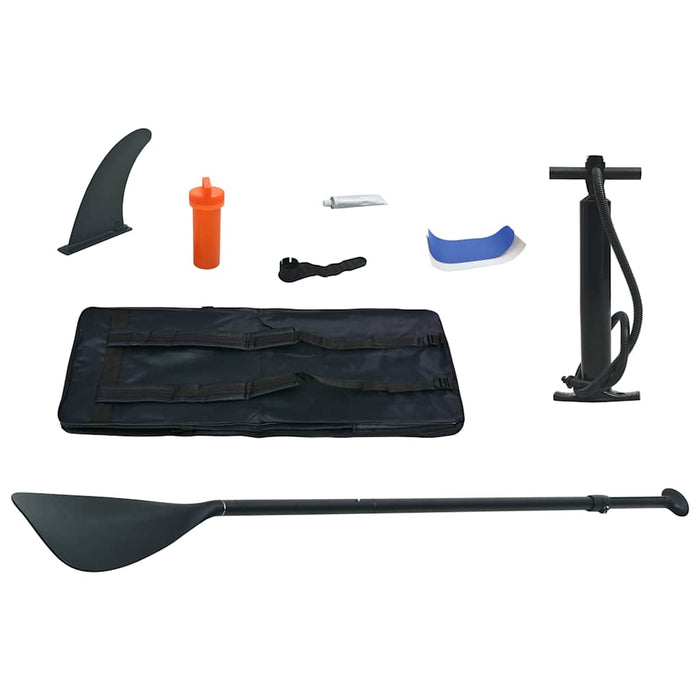 Set placă stand up paddle SUP surf gonflabilă, albastru și alb - WALTI WALTI
