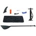 Set placă stand up paddle SUP surf gonflabilă, albastru și alb - WALTI WALTI