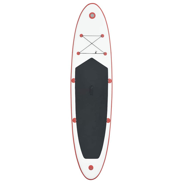 Set placă stand up paddle SUP surf gonflabilă, roșu și alb - WALTI WALTI