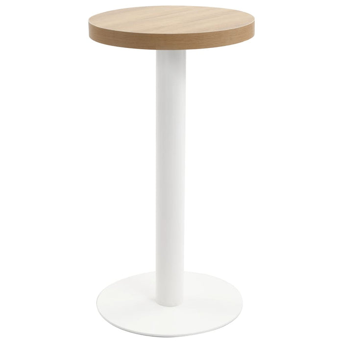Masă de bistro, maro deschis, 40 cm, MDF - WALTI WALTI