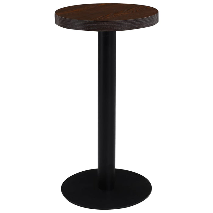 Masă de bistro, maro închis, 40 cm, MDF - WALTI WALTI