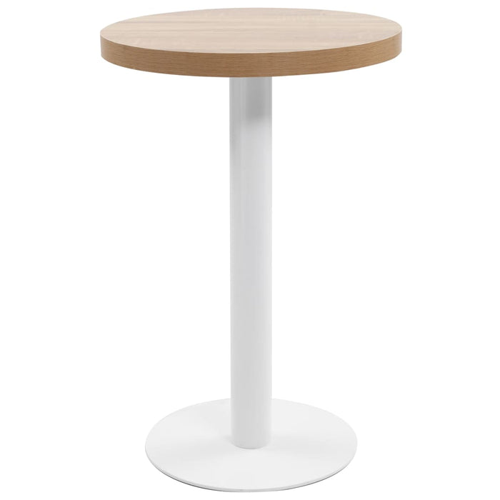 Masă de bistro, maro deschis, 50 cm, MDF - WALTI WALTI