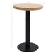 Masă de bistro, maro deschis, 50 cm, MDF - WALTI WALTI