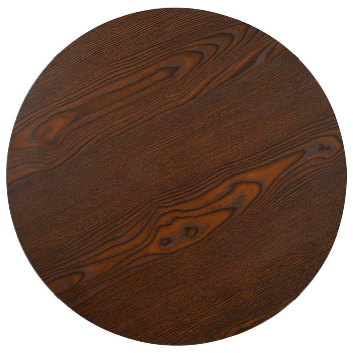 Masă de bistro, maro închis, 50 cm, MDF WALTI