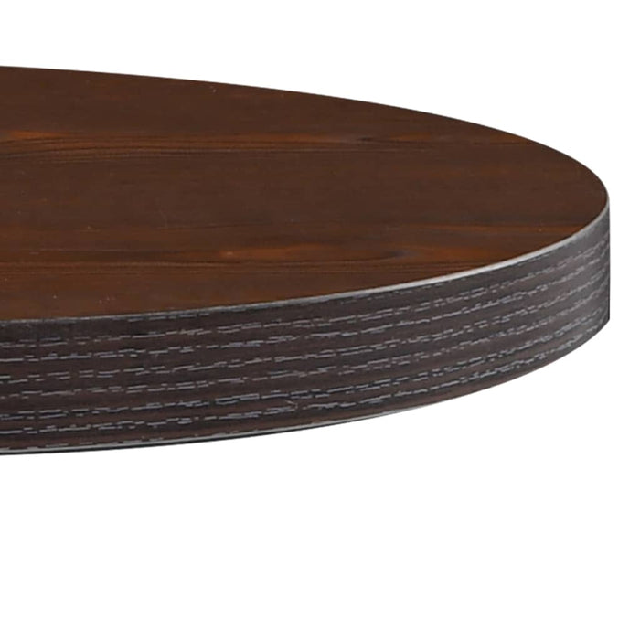 Masă de bistro, maro închis, 50 cm, MDF WALTI