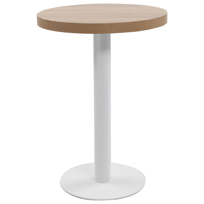 Masă de bistro, maro deschis, 60 cm, MDF - WALTI WALTI