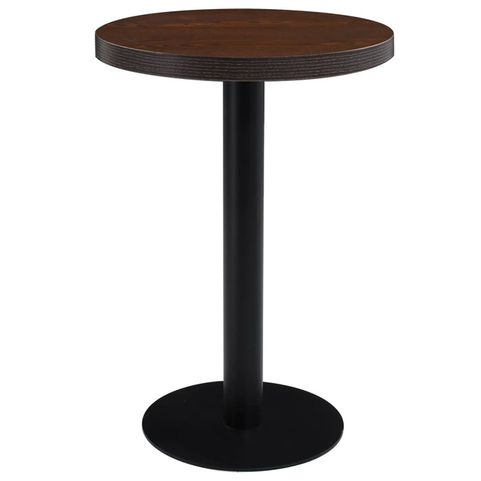 Masă de bistro, maro închis, 60 cm, MDF - WALTI WALTI