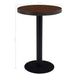 Masă de bistro, maro închis, 60 cm, MDF - WALTI WALTI
