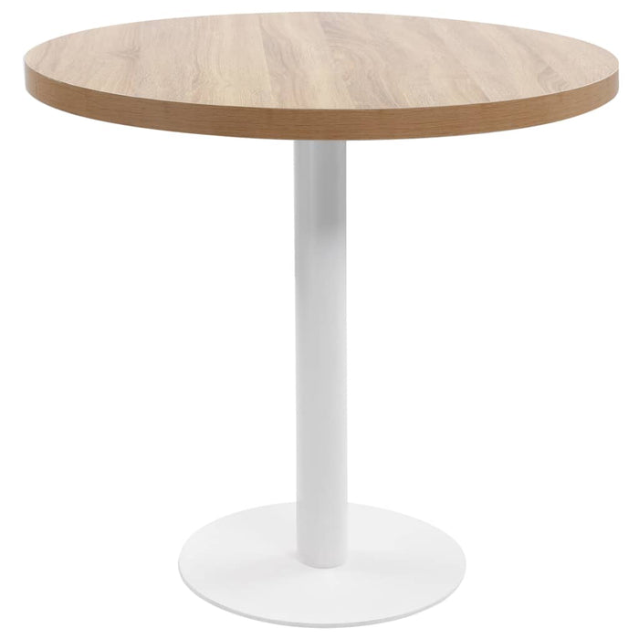 Masă de bistro, maro deschis, 80 cm, MDF - WALTI WALTI