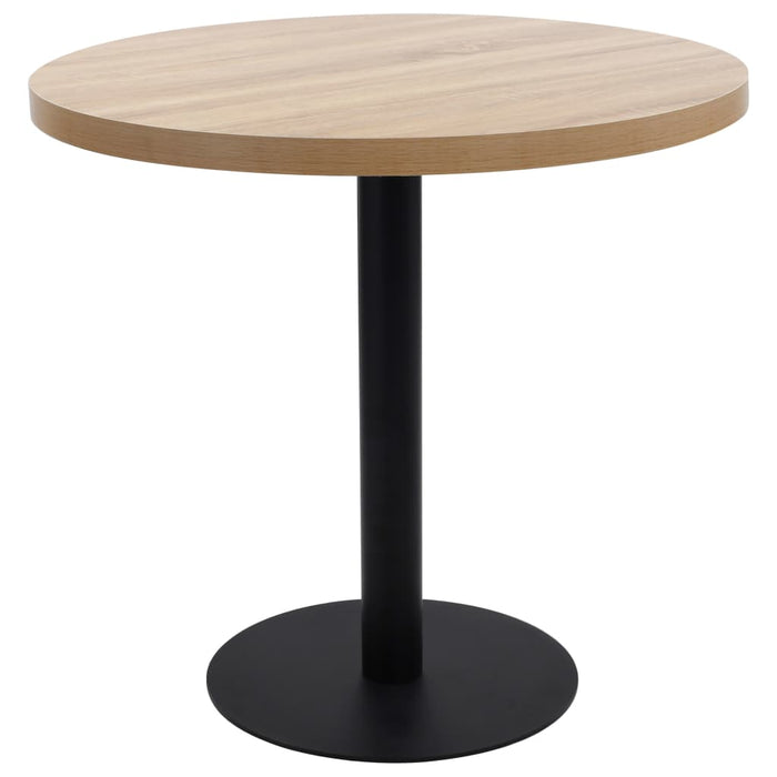 Masă de bistro, maro deschis, 80 cm, MDF - WALTI WALTI